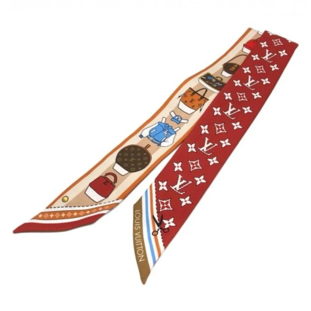 Louis Vuitton Asnières Monogram Twilly Scarf